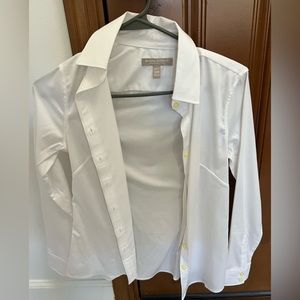 Banana republic non iron fitted button down shirt